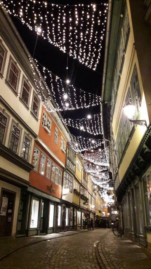 Zum Kleinen Riesen Lägenhet Erfurt Exteriör bild
