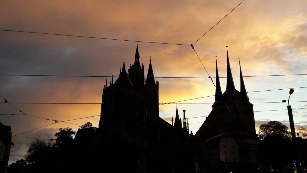 Zum Kleinen Riesen Lägenhet Erfurt Exteriör bild